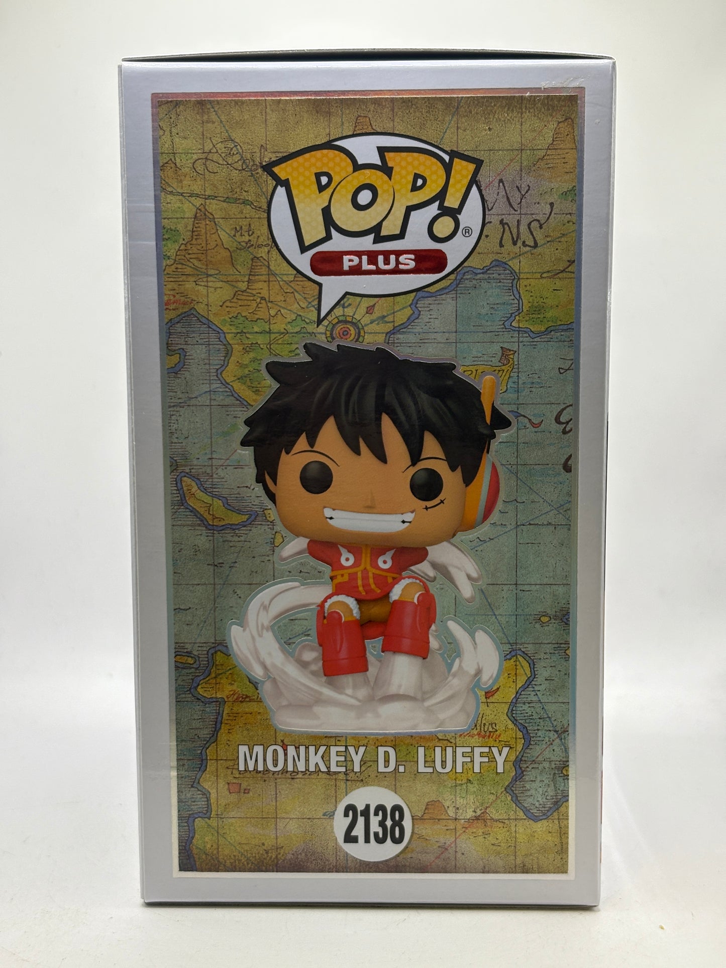 Funko POP! Plus One Piece #2138 Monkey D. Luffy Metallic Vinyl Figure (2)