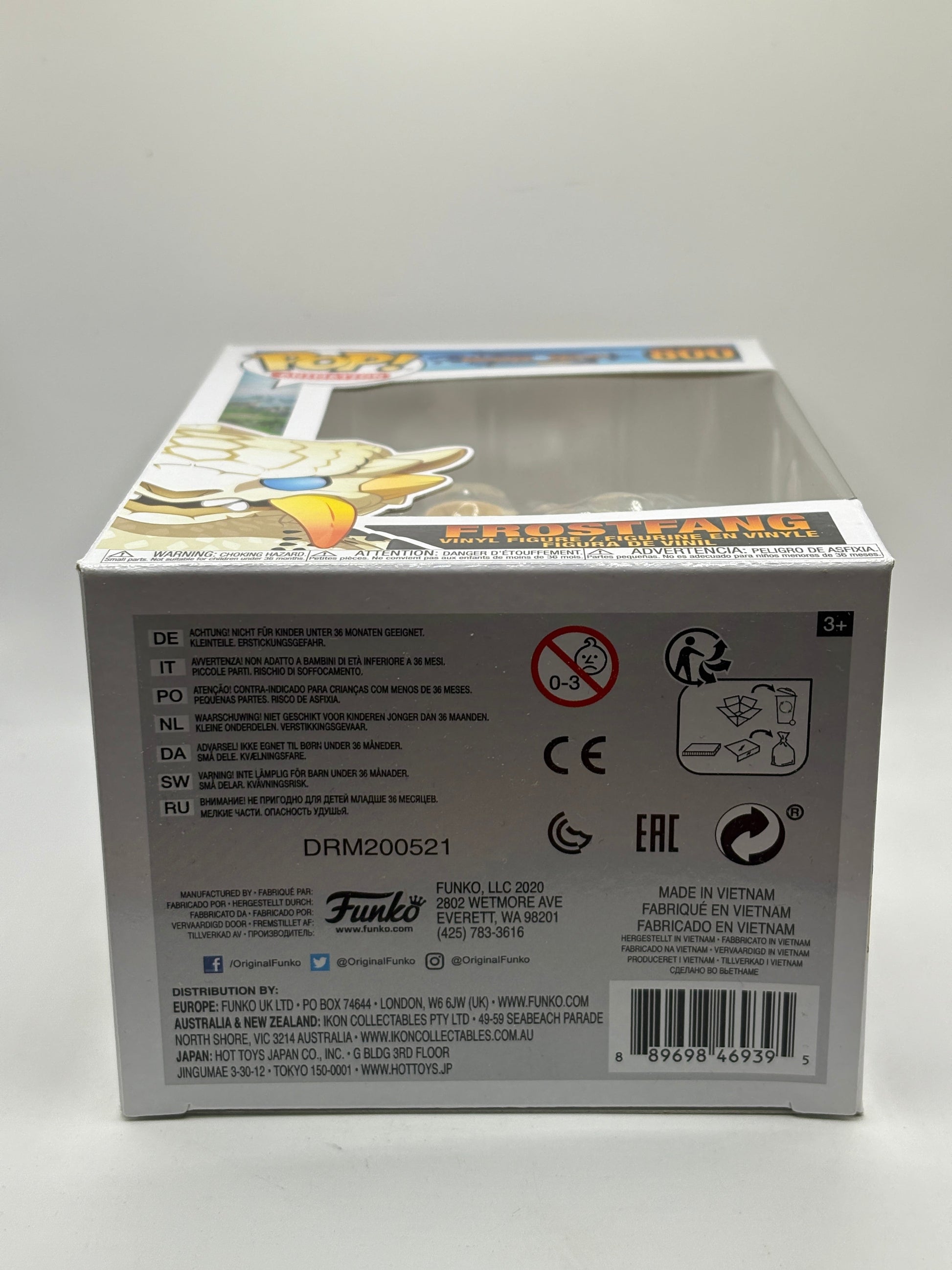 Funko POP! Animation Monster Hunter Stories #800 Frostfang Vinyl Figure FRENLY BRICKS - Open 7 Days