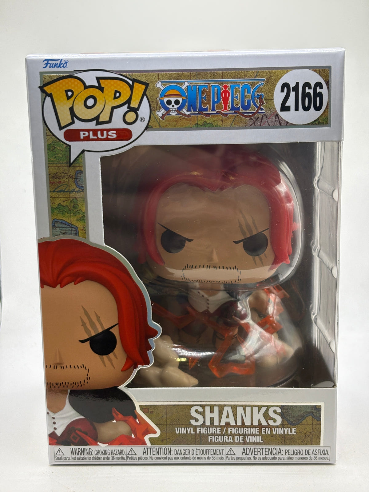 Funko POP! Plus One Piece #2166 Shanks Vinyl Figure image 1