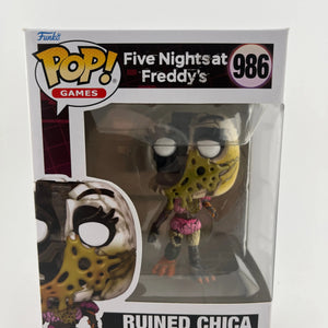 Funko POP! Games Five Nights at Freddy's Security Breach Ruin Ruined Chica #986 FRENLY BRICKS - Open 7 Days