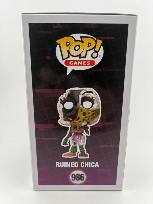 Funko POP! Games Five Nights at Freddy's Security Breach Ruin Ruined Chica #986 FRENLY BRICKS - Open 7 Days