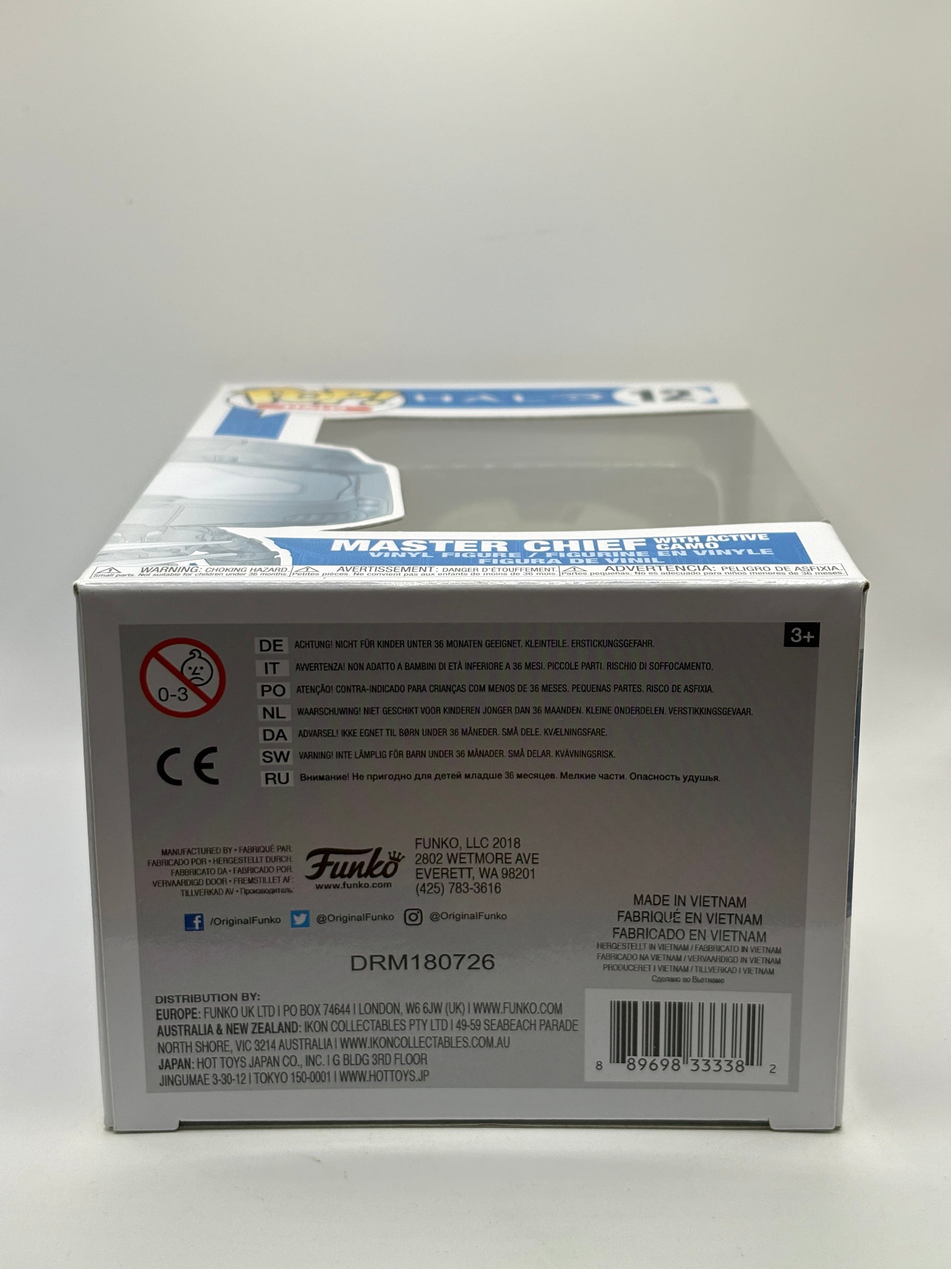 Funko POP! Halo Halo #12 Master Chief with Active Camo Vinyl Figure FRENLY BRICKS - Open 7 Days