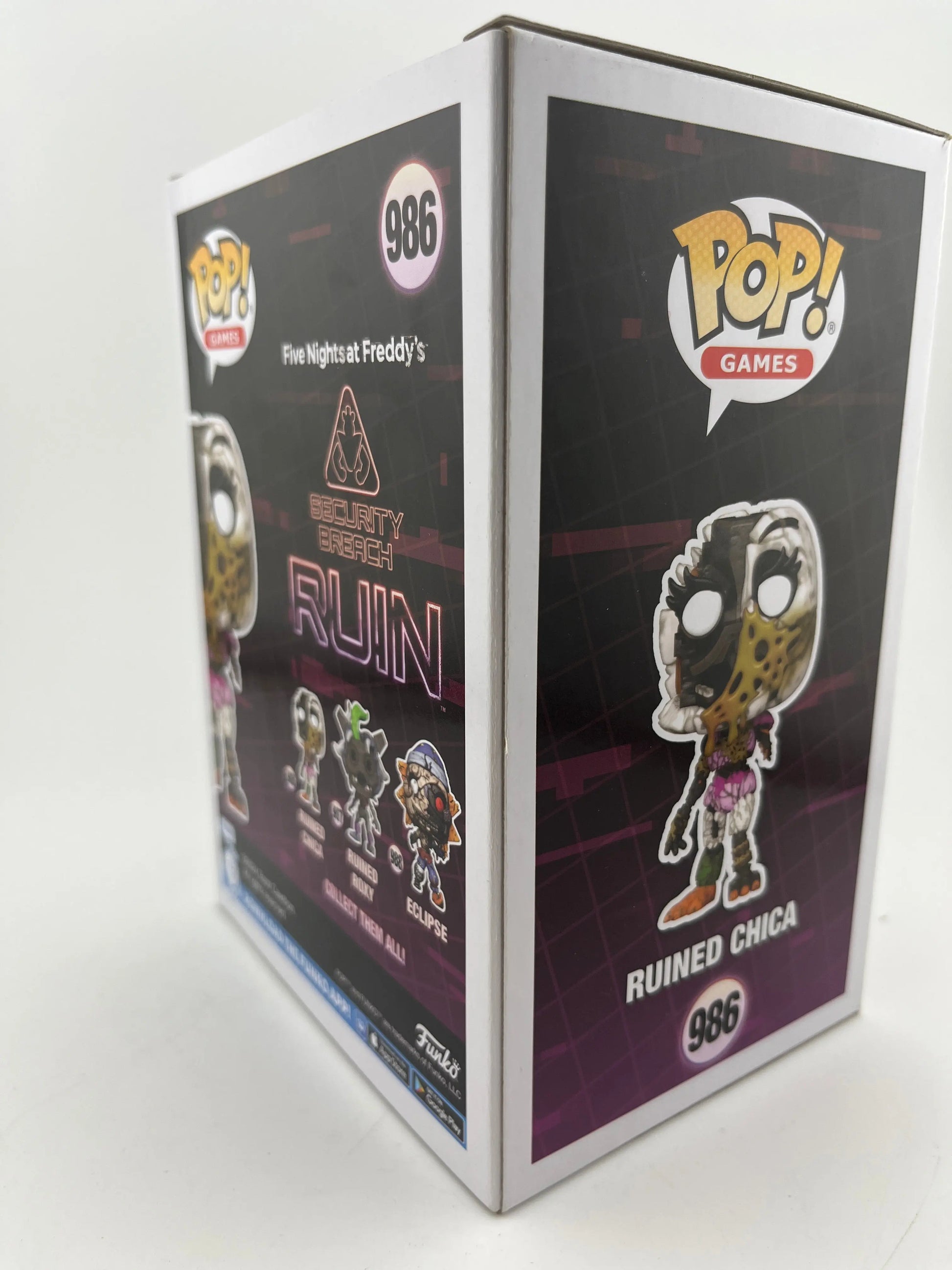 Funko POP! Games Five Nights at Freddy's Security Breach Ruin Ruined Chica #986 FRENLY BRICKS - Open 7 Days