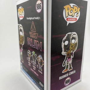 Funko POP! Games Five Nights at Freddy's Security Breach Ruin Ruined Chica #986 FRENLY BRICKS - Open 7 Days