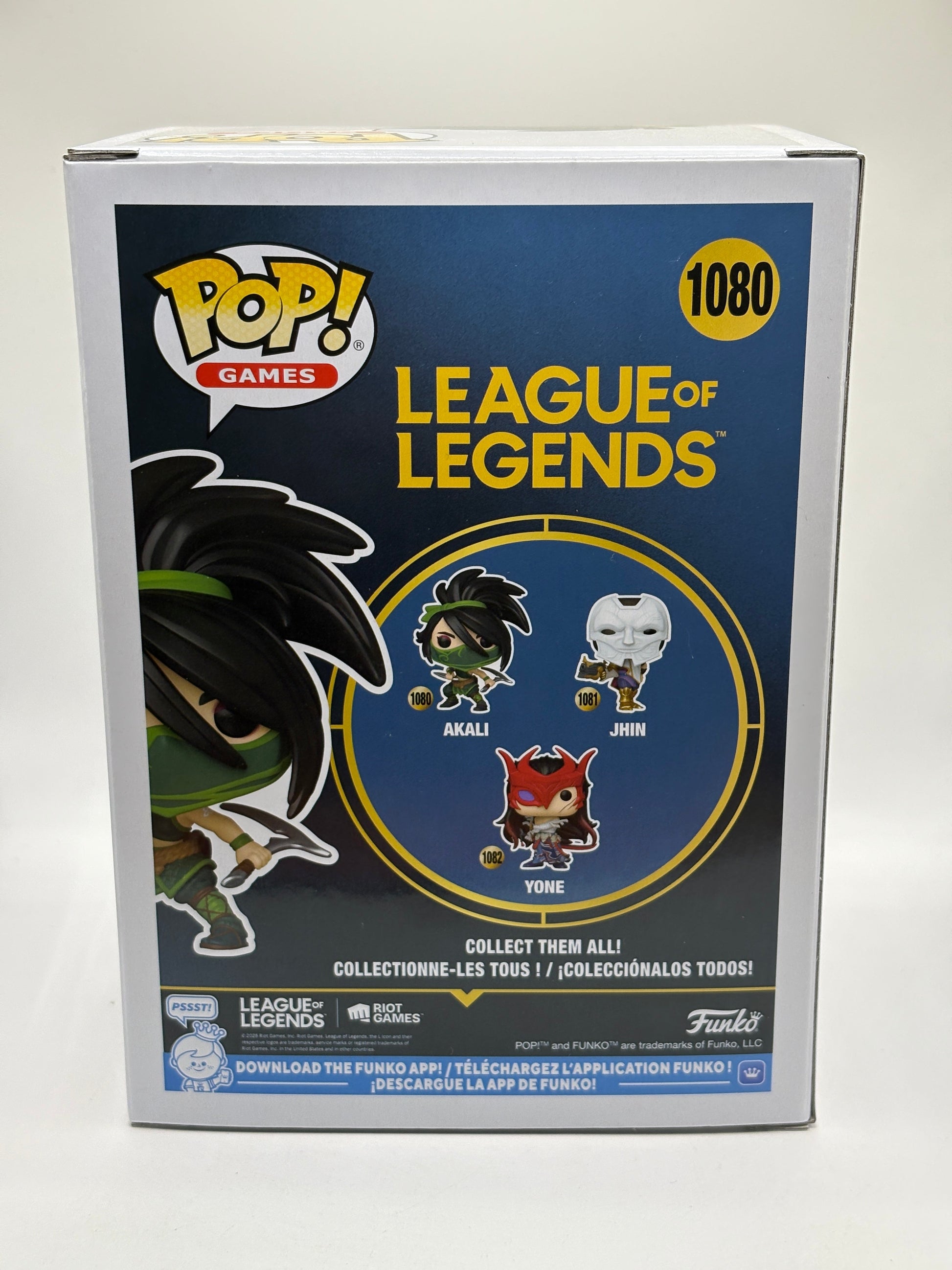 Funko POP! Games League of Legends #1080 Akali Vinyl Figure FRENLY BRICKS - Open 7 Days