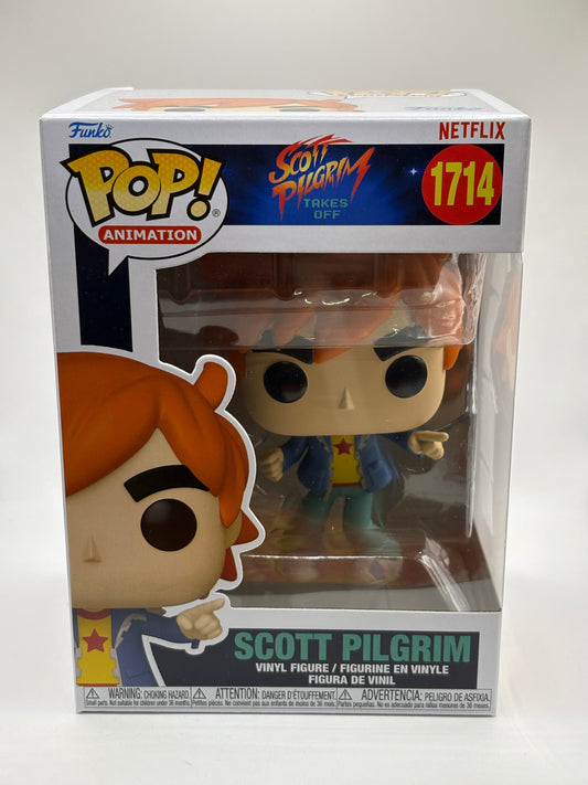 Funko POP! Animation Scott Pilgrim Takes Off #1714 Scott Pilgrim FRENLY BRICKS - Open 7 Days