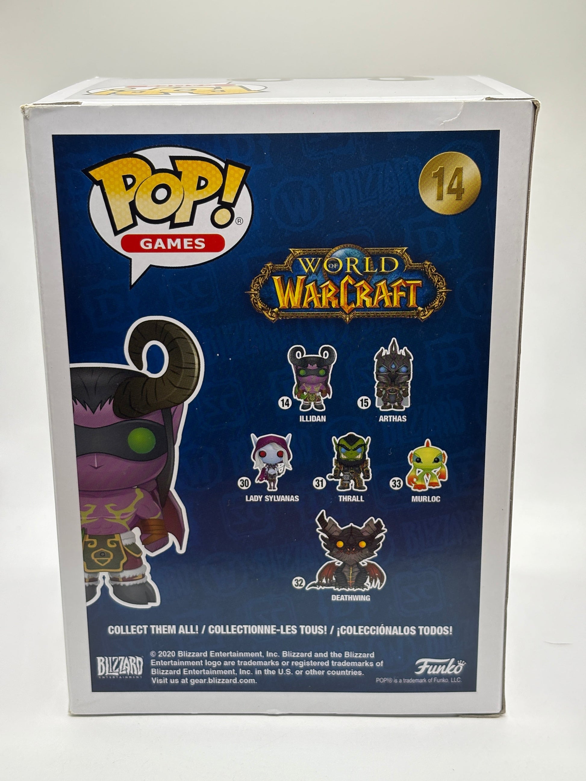 Funko POP! Games World of Warcraft #14 Illidan Blizzard Exclusive FRENLY BRICKS - Open 7 Days