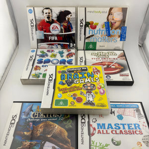 Nintendo DS Video Game Lot - Fifa / Master All Classics / Spore + more (7) FRENLY BRICKS - Open 7 Days
