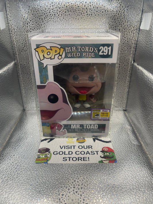 Funko POP! Mr. Toads Wild Ride #291 Mr. Toad SDCC 1500 Limited Edition FRENLY BRICKS - Open 7 Days
