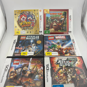 Nintendo 3DS & DS Game Lot - Lego SW / Metal Slug & Lego LOTR DS CASE ONLY FRENLY BRICKS - Open 7 Days