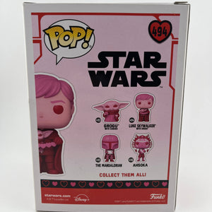 Funko POP! Vinyl Star Wars Valentine's Day Pink Luke Skywalker with Grogu #494 FRENLY BRICKS - Open 7 Days