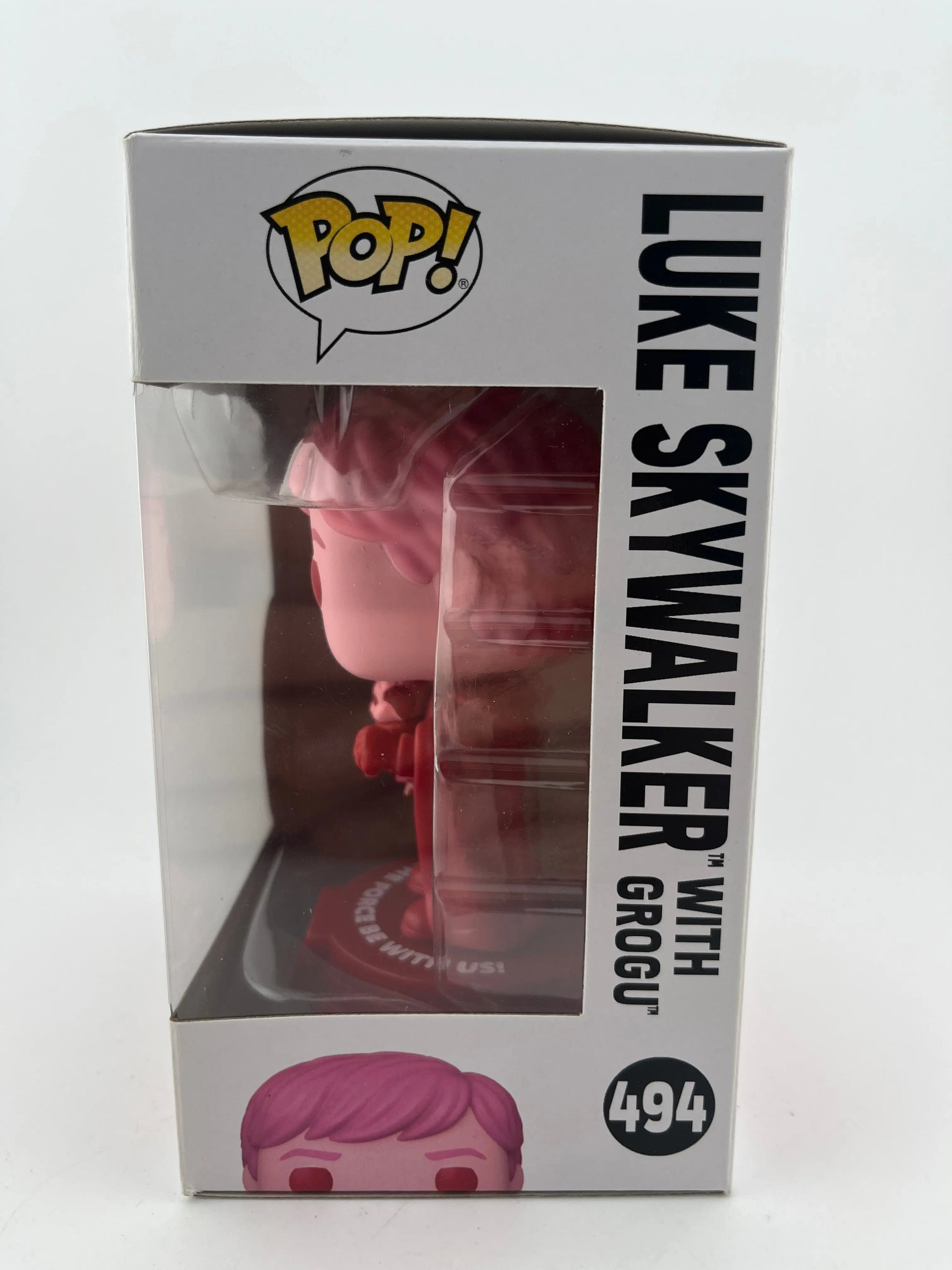 Funko POP! Vinyl Star Wars Valentine's Day Pink Luke Skywalker with Grogu #494 FRENLY BRICKS - Open 7 Days