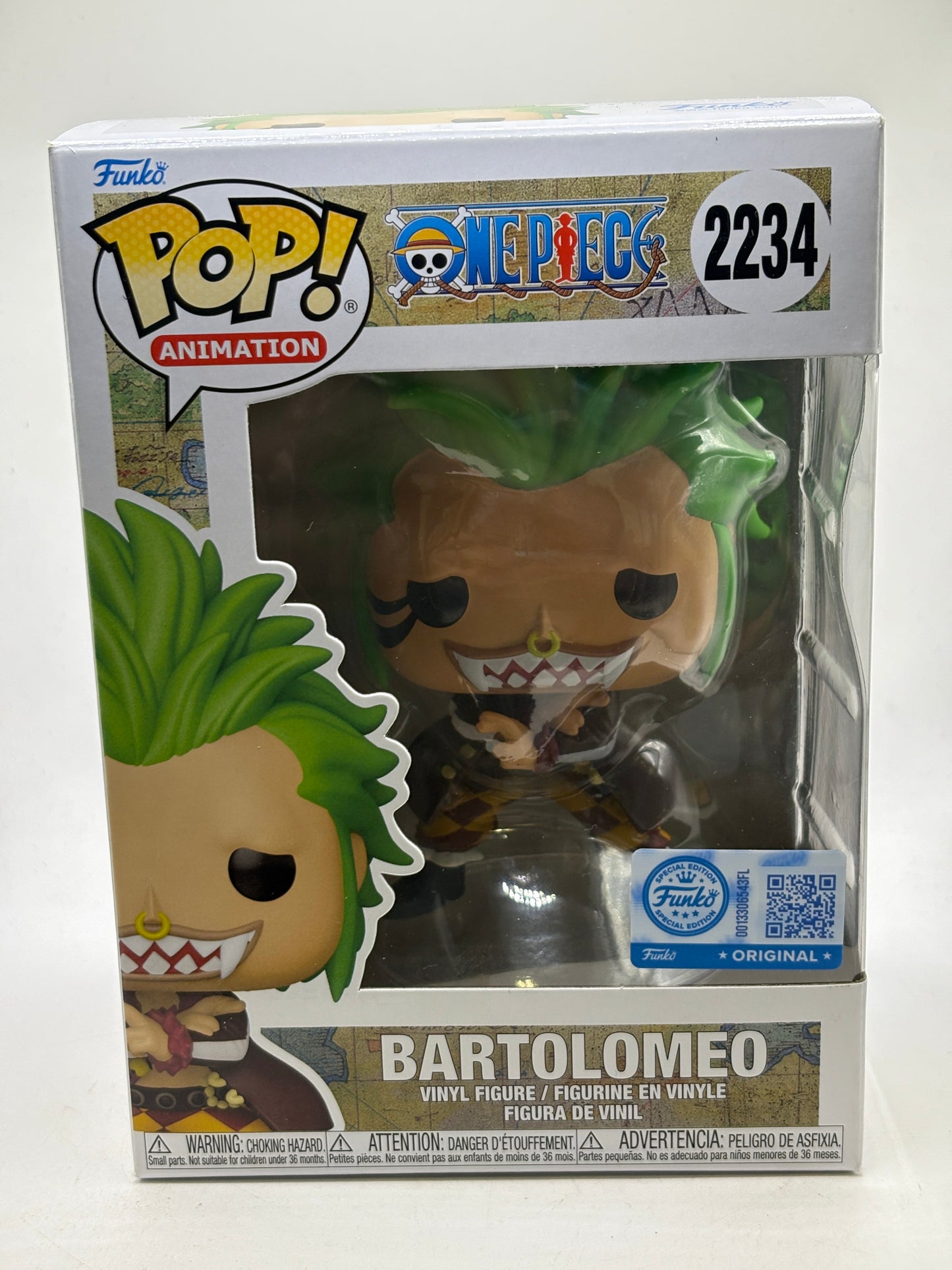 Funko POP! Animation One Piece #2234 Bartolomeo Vinyl Figure (1)