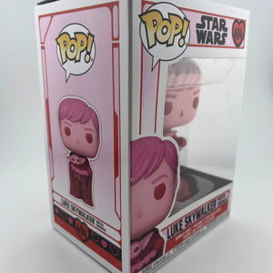 Funko POP! Vinyl Star Wars Valentine's Day Pink Luke Skywalker with Grogu #494 FRENLY BRICKS - Open 7 Days