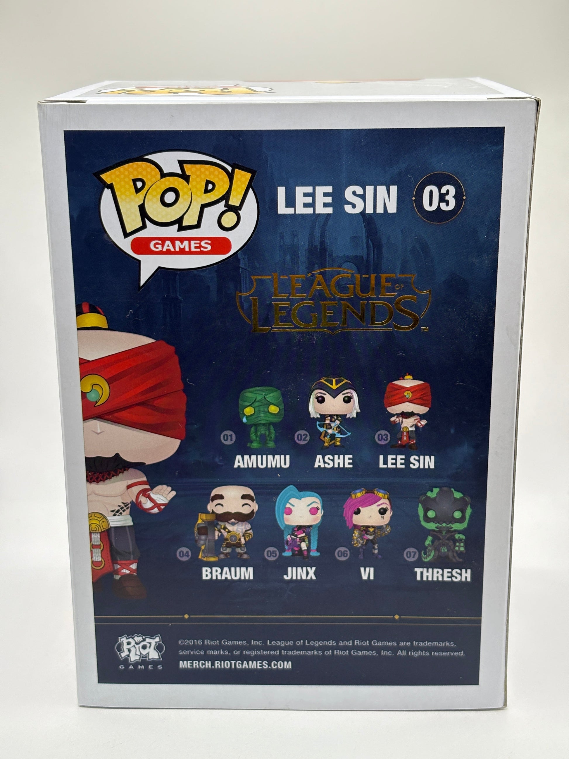 Funko POP! Games League of Legends #03 Lee Sin Vinyl Figure FRENLY BRICKS - Open 7 Days