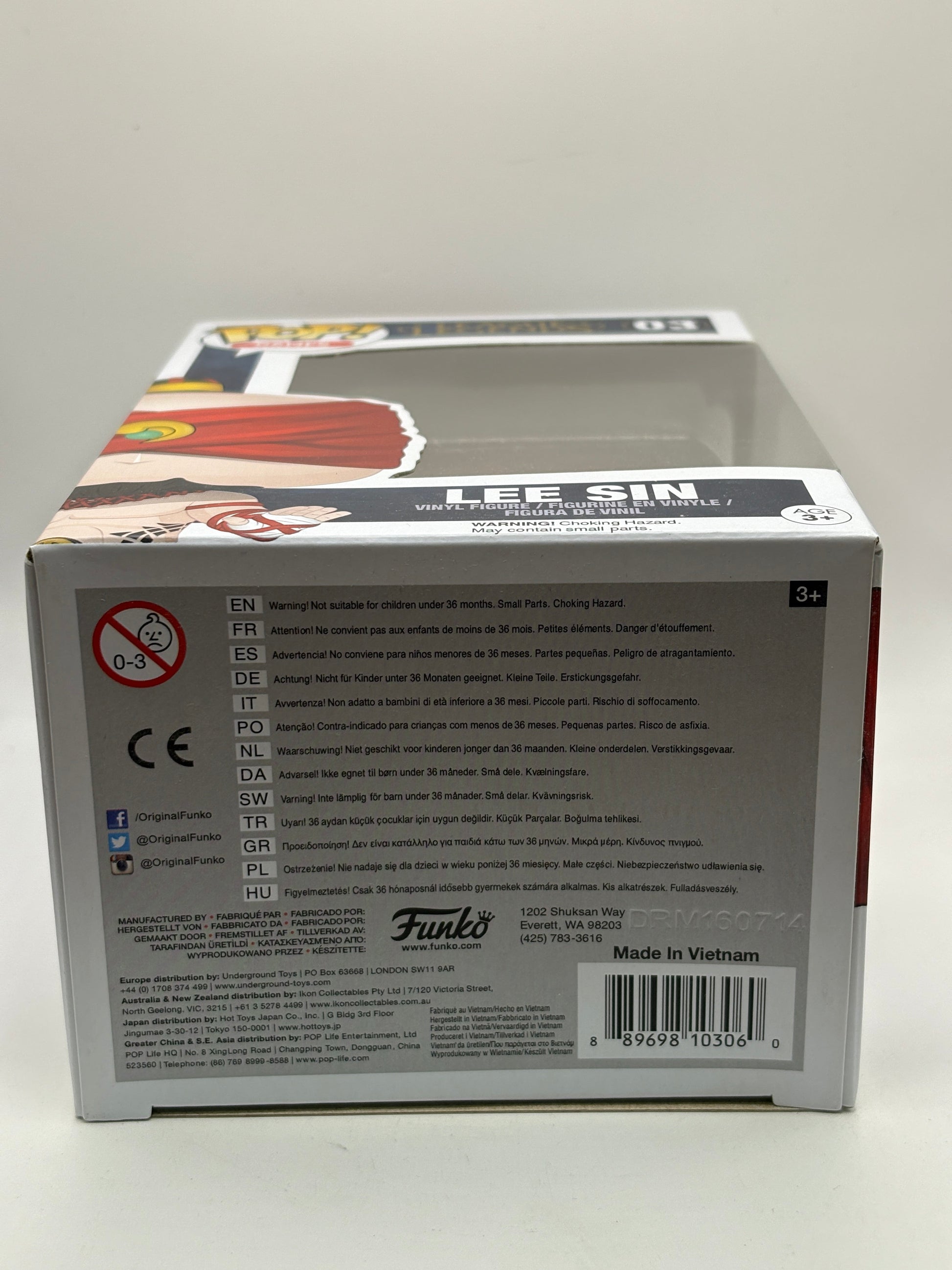 Funko POP! Games League of Legends #03 Lee Sin Vinyl Figure FRENLY BRICKS - Open 7 Days