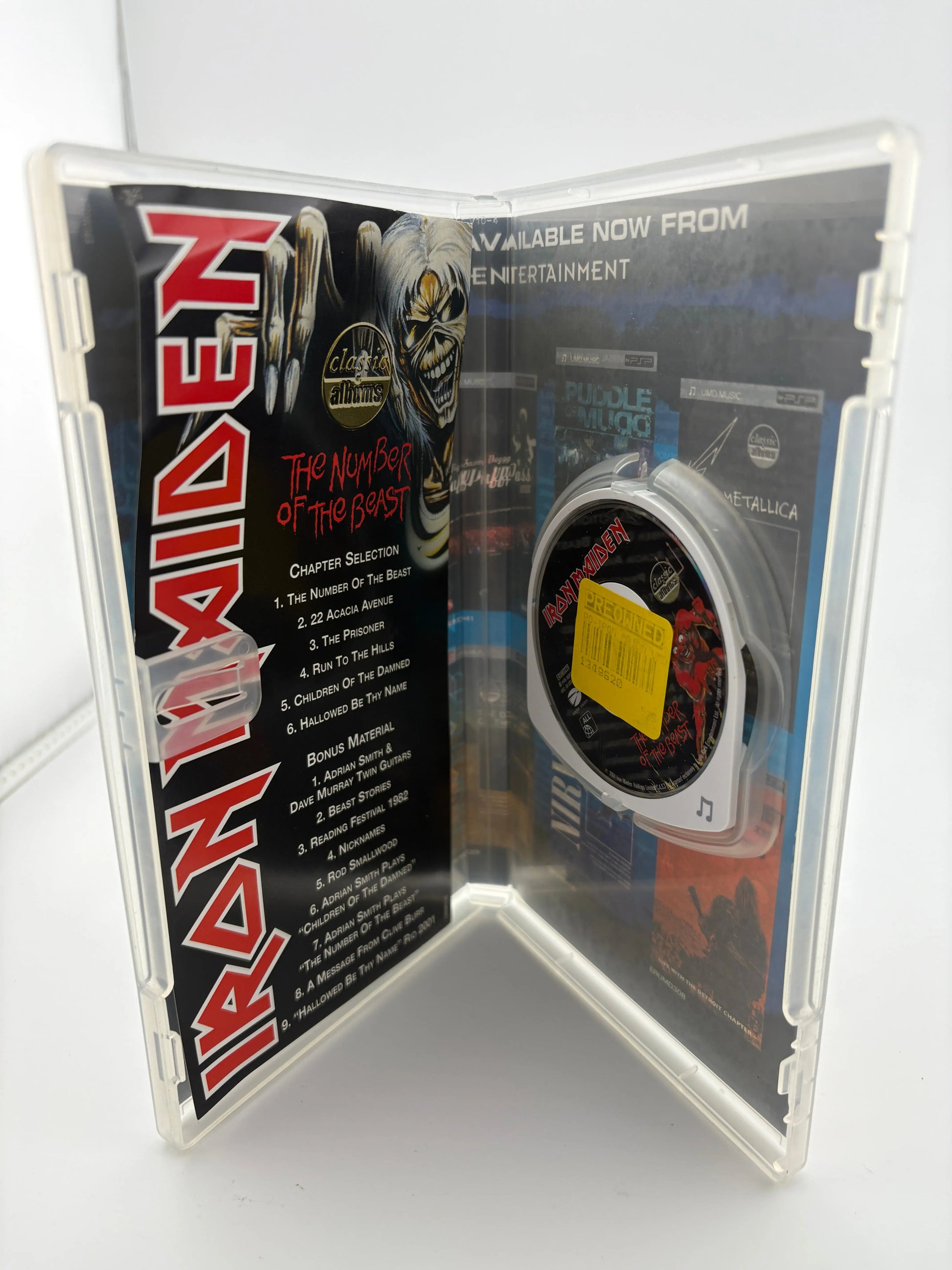 Original Playstation & PSP Movie / Music Lot - World Tour Golf / Iron Maiden + more Lot 1 FRENLY BRICKS - Open 7 Days