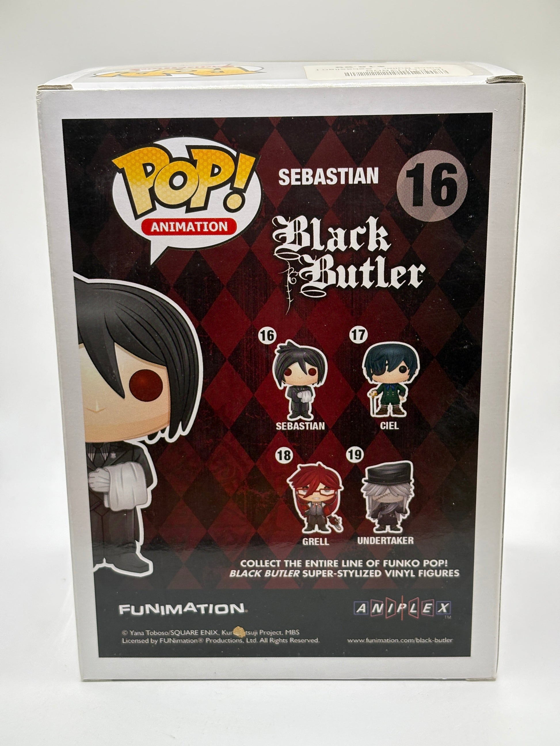 Funko POP! Animation Black Butler  #16 Sebastian Vinyl Figure FRENLY BRICKS - Open 7 Days