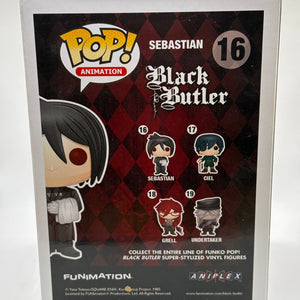 Funko POP! Animation Black Butler  #16 Sebastian Vinyl Figure FRENLY BRICKS - Open 7 Days