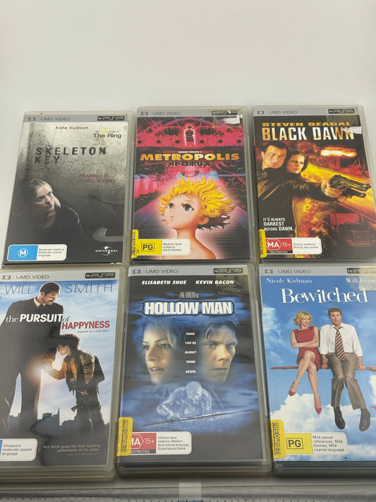 PSP PlayStation UMD Video Movie Lot - Hollow Man / Bewitched + more! (1) FRENLY BRICKS - Open 7 Days