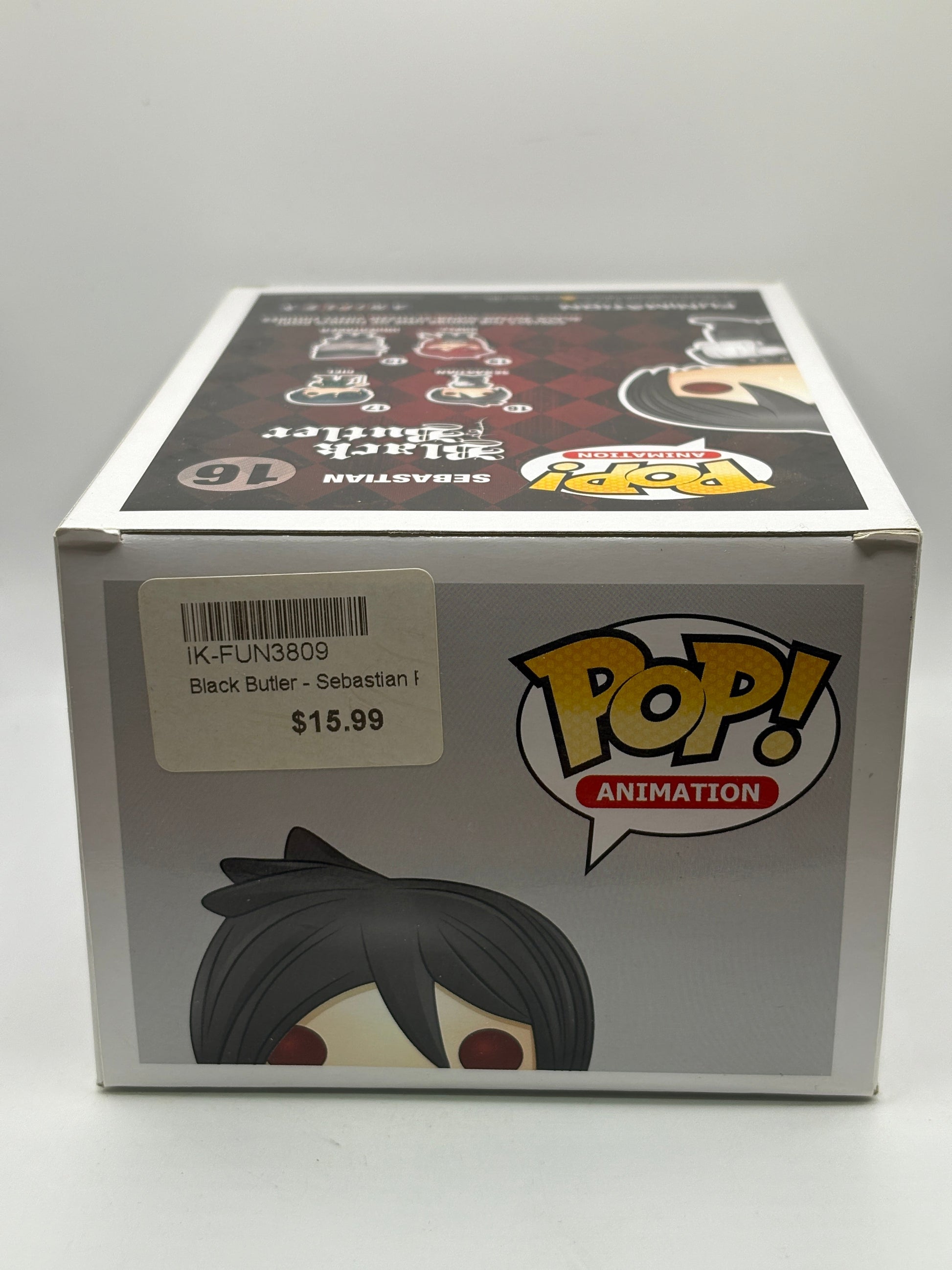 Funko POP! Animation Black Butler  #16 Sebastian Vinyl Figure FRENLY BRICKS - Open 7 Days