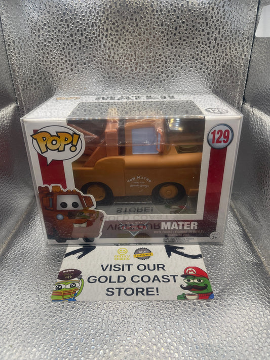 Funko POP! Disney Cars #129 Mater *Rare* FRENLY BRICKS - Open 7 Days