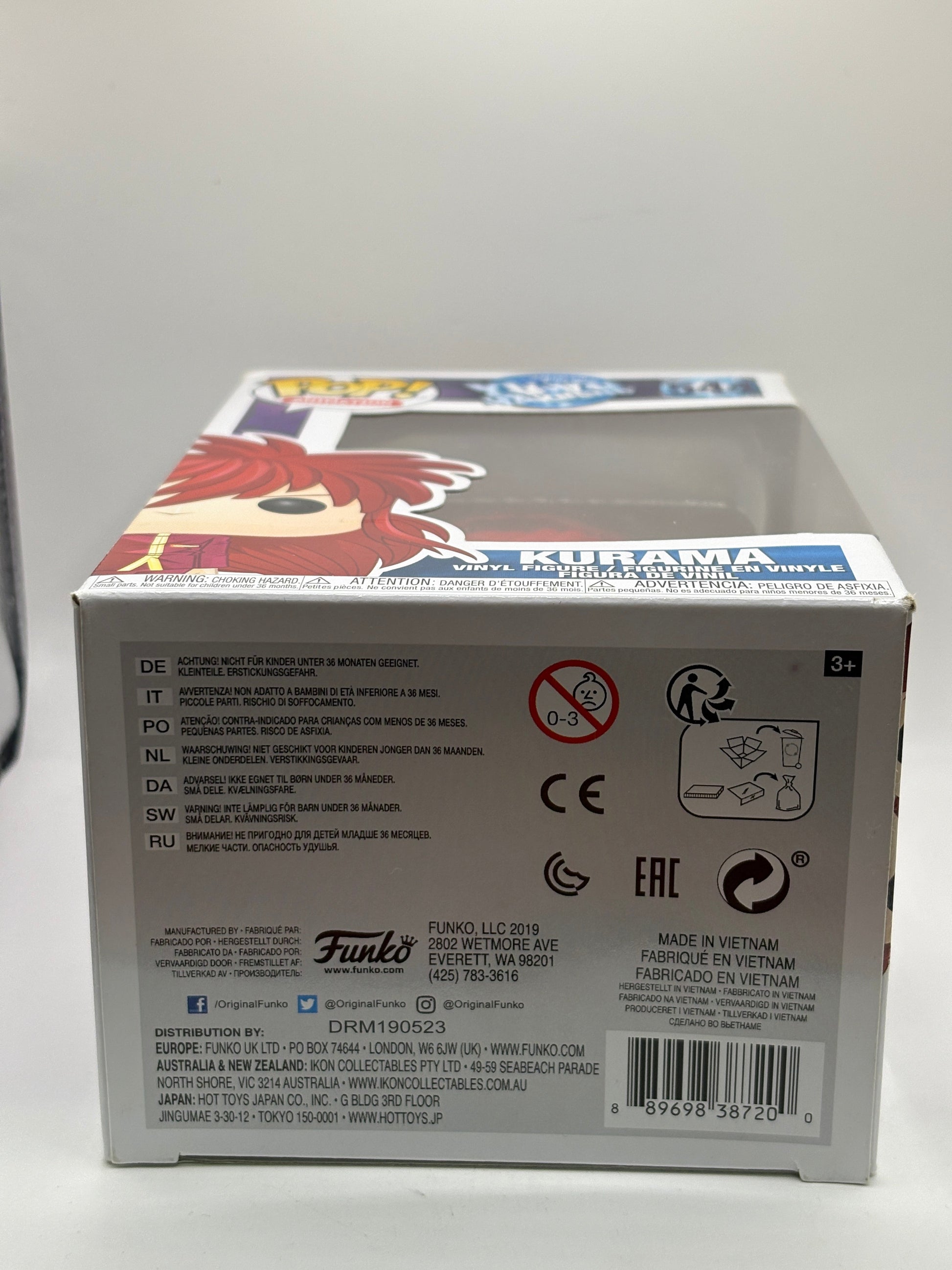 Funko POP! Animation Ghost Files Yu Yu Hakusho #544 Kurama Vinyl Figure FRENLY BRICKS - Open 7 Days