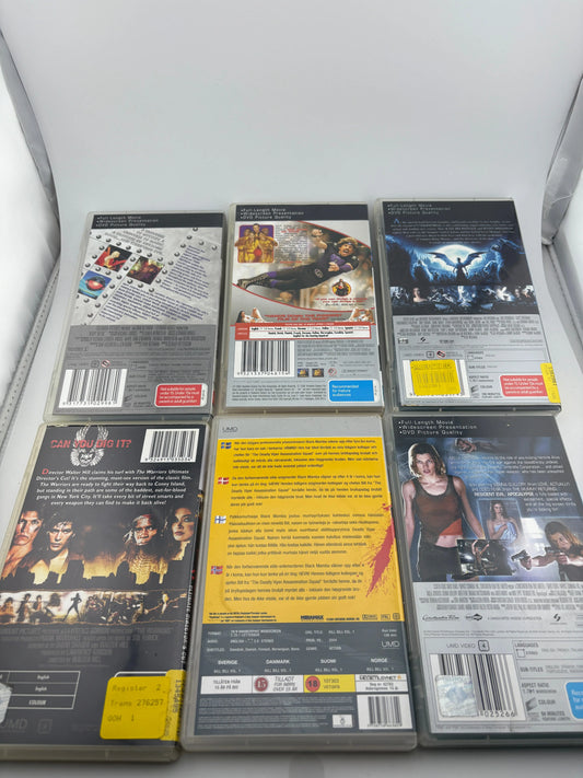 PSP PlayStation UMD Video Movie Lot 2 - Kill Bill / Dodge Ball + more FRENLY BRICKS - Open 7 Days