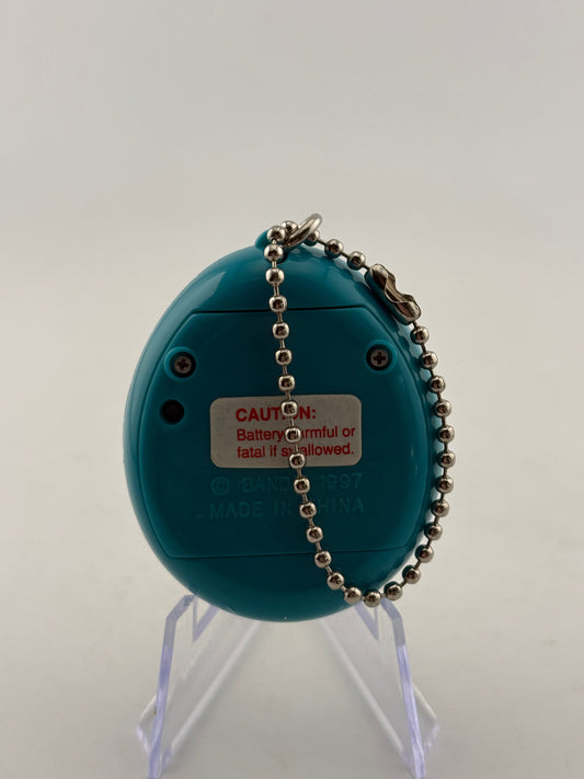 Vintage 1997 Bandai Tamagotchi Blue Green Color Ver Electronic Virtual Pet Digivice FRENLY BRICKS - Open 7 Days