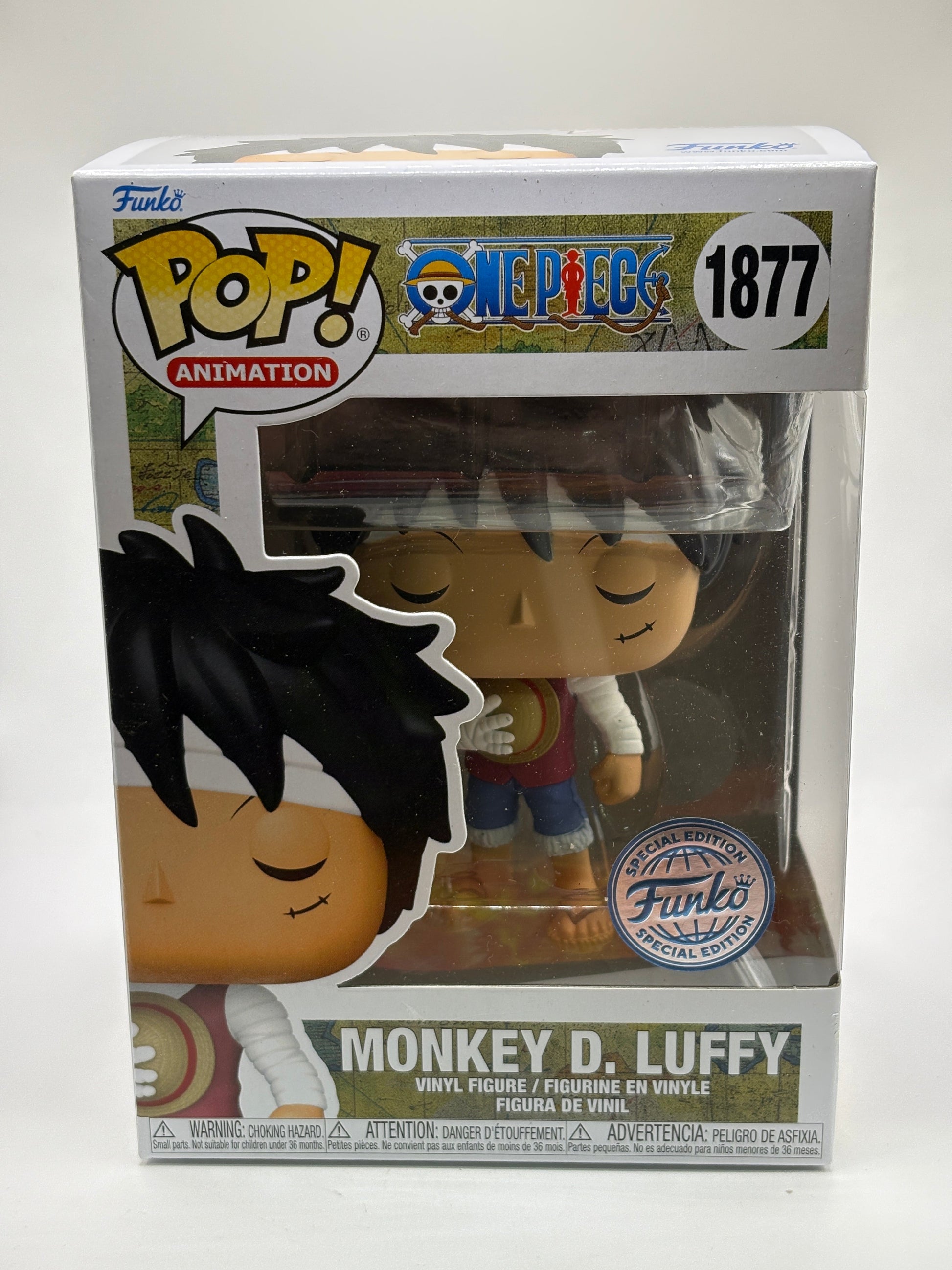 Funko POP! Animation One Piece #1877 Monkey D. Luffy Special Edition FRENLY BRICKS - Open 7 Days