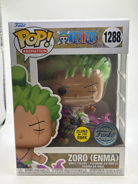 Funko POP! Animation One Piece #1288 Zoro (Enma) Glow Special Edition (1)