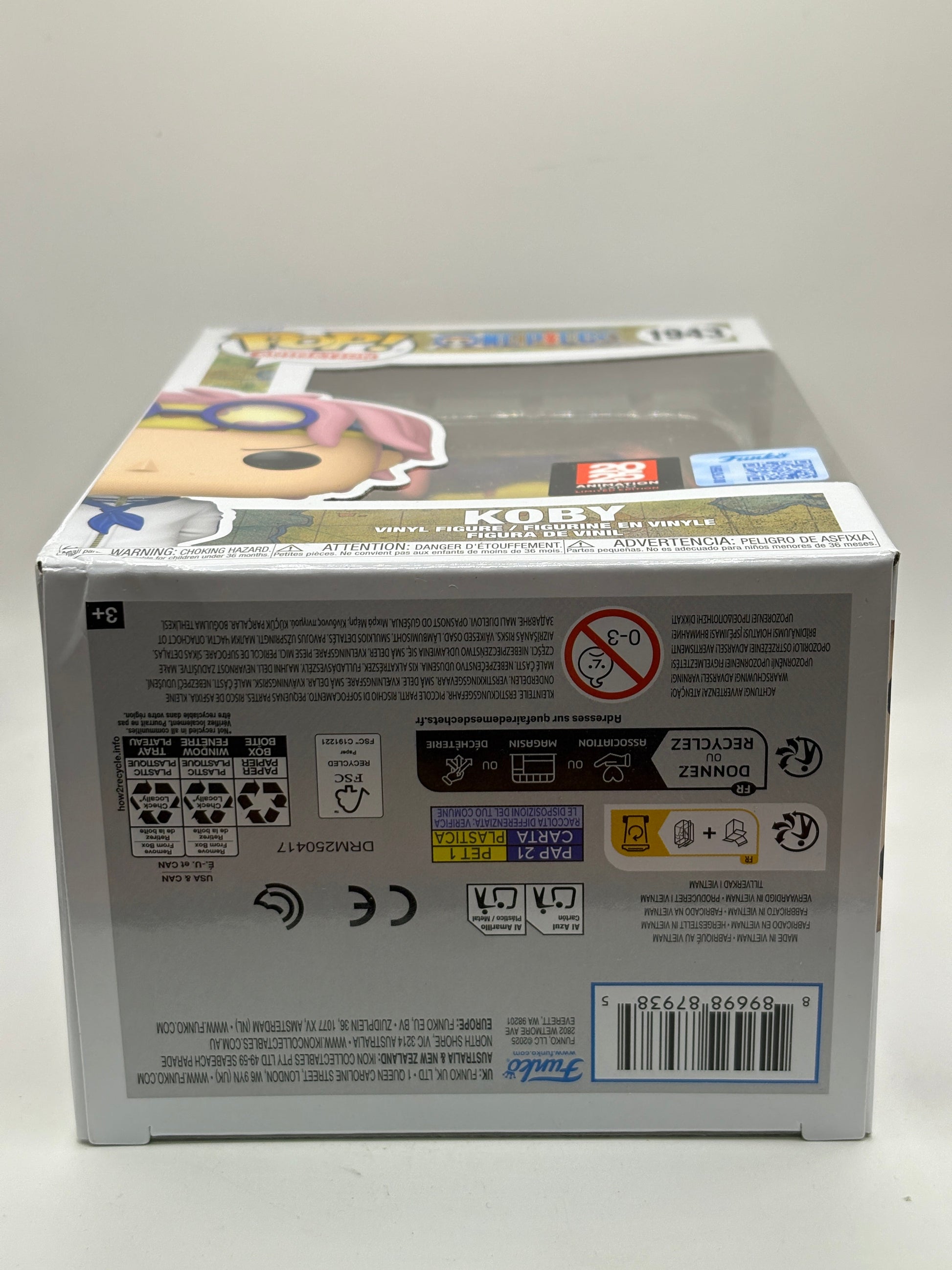 Funko POP! Animation One Piece #1943 Koby 2025 Animation Expo FRENLY BRICKS - Open 7 Days