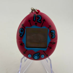 Tamagotchi V1 Virtual Pet Red Clock 1996 FRENLY BRICKS - Open 7 Days