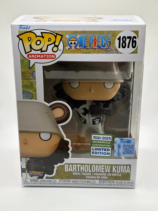 Funko POP! Animation One Piece #1876 Bartholomew Kuma 2025 Wondrous FRENLY BRICKS - Open 7 Days