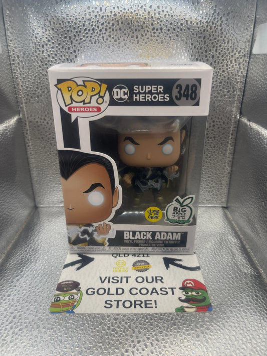 Funko POP! Heroes DC Super Heroes Black Adam #348 Glow BA.com Exclusive FRENLY BRICKS - Open 7 Days