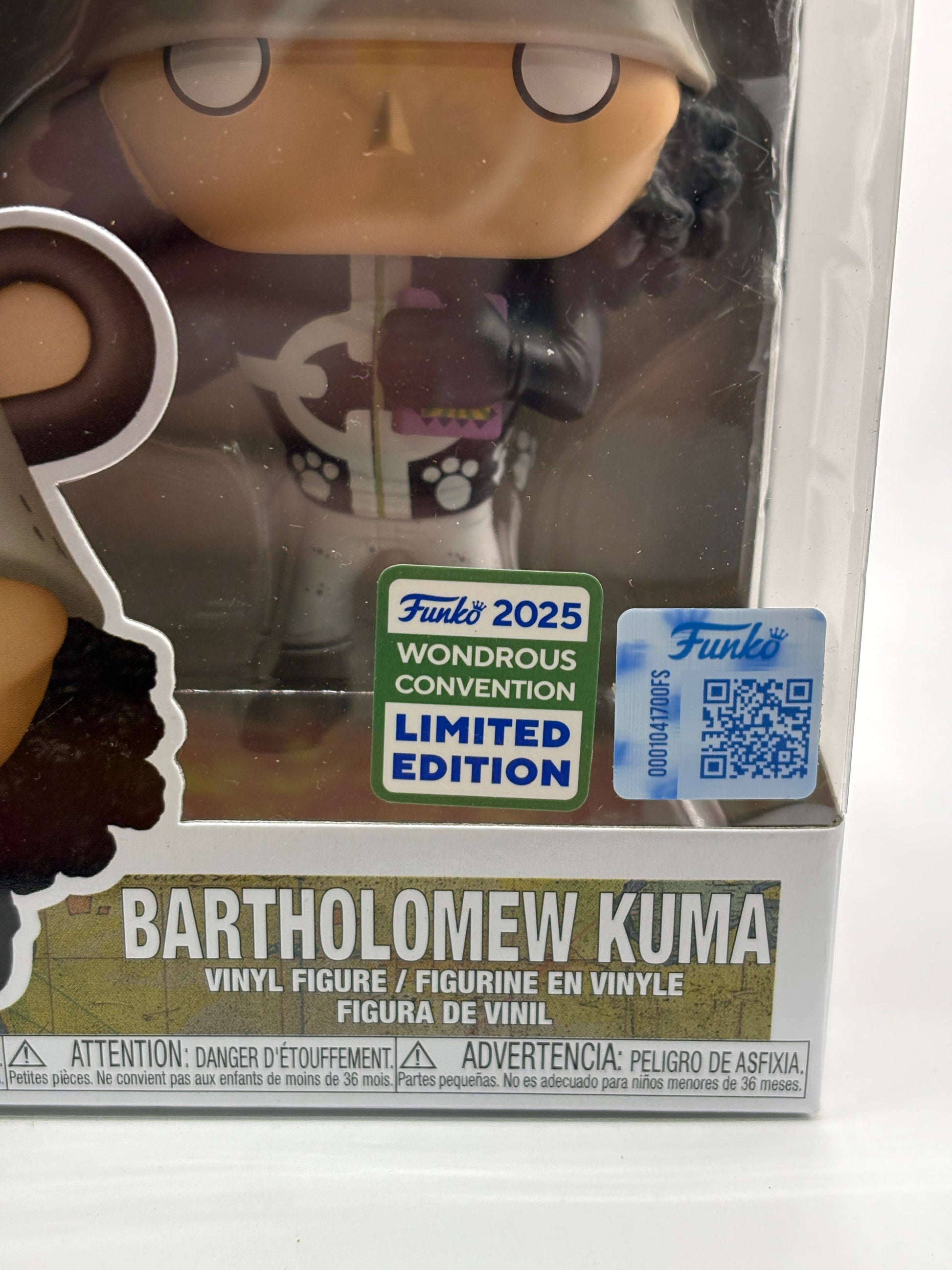 Funko POP! Animation One Piece #1876 Bartholomew Kuma 2025 Wondrous FRENLY BRICKS - Open 7 Days
