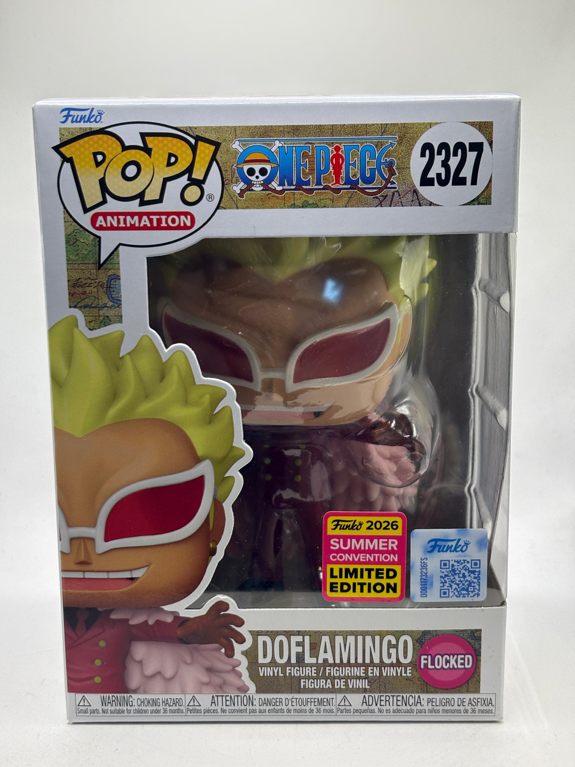 Funko POP! Animation One Piece #2327 Doflamingo Flocked 2026 Summer Limited image 1
