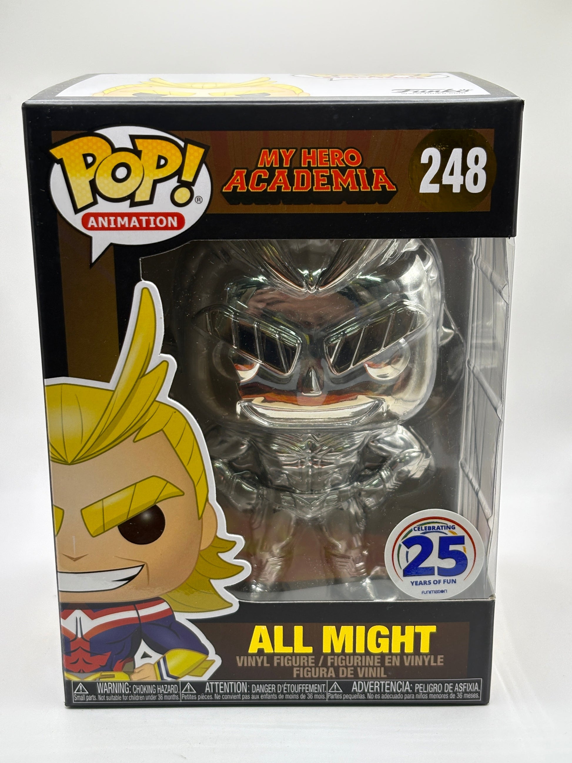 Funko POP! Animation My Hero Academia #248 All Might 25 Years of Fun FRENLY BRICKS - Open 7 Days