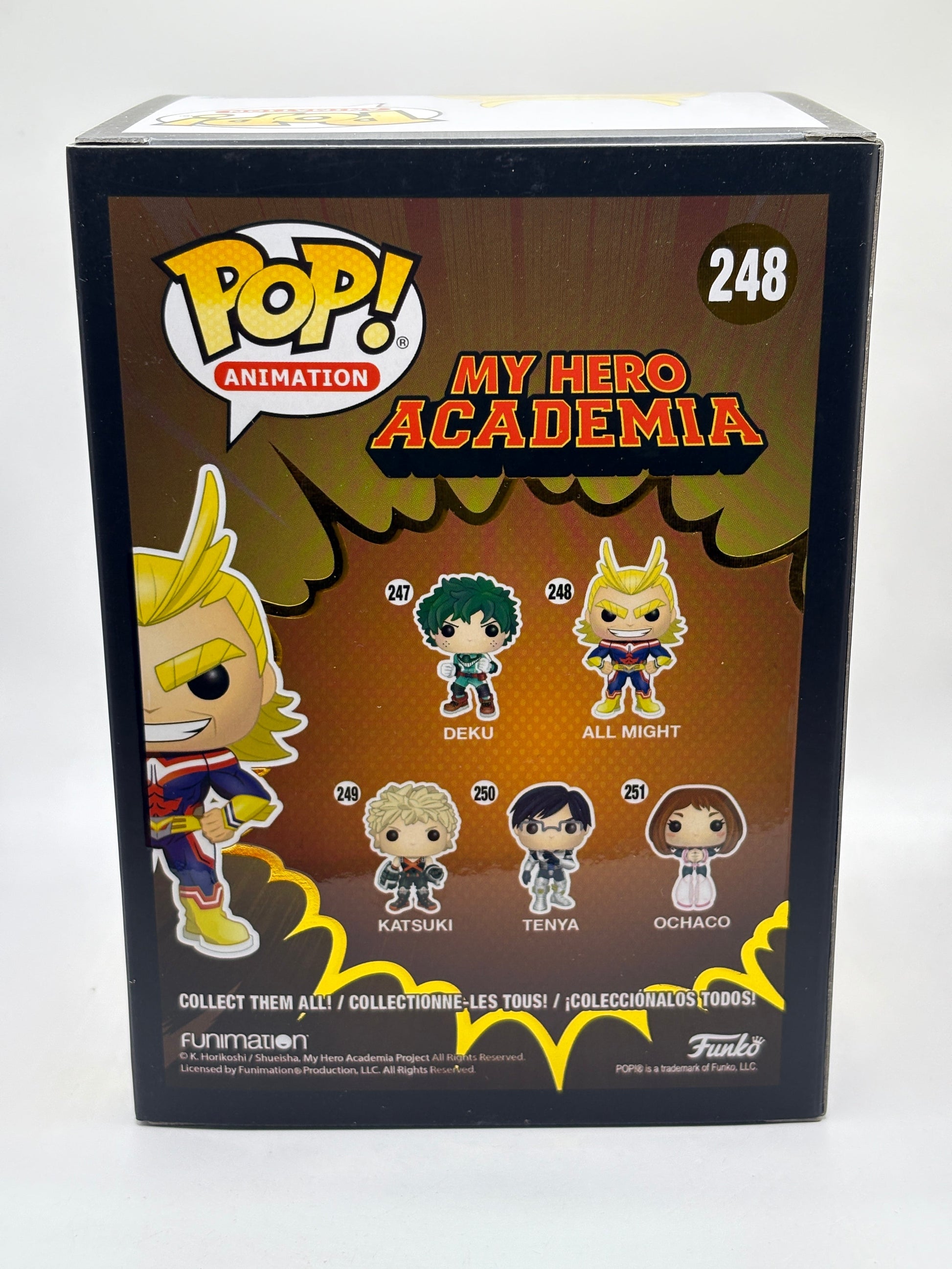 Funko POP! Animation My Hero Academia #248 All Might 25 Years of Fun FRENLY BRICKS - Open 7 Days