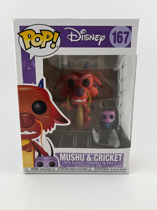 Funko POP! Disney Mulan Mushu & Cricket #167 Vinyl Figure + combined shipping FRENLY BRICKS - Open 7 Days