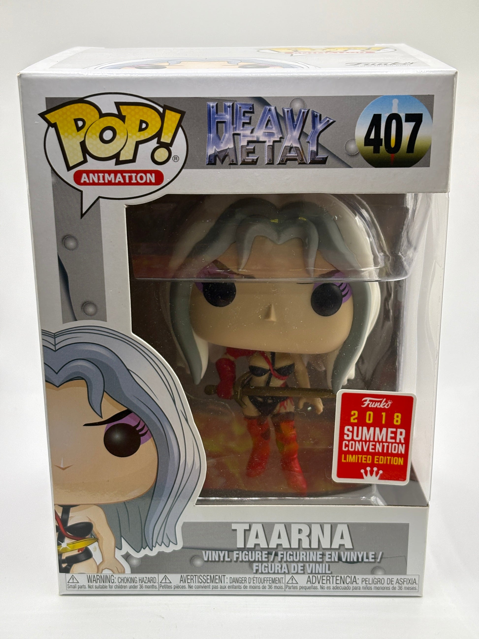 Funko POP! Animation Heavy Metal #407 Taarna 2018 Summer Convention FRENLY BRICKS - Open 7 Days