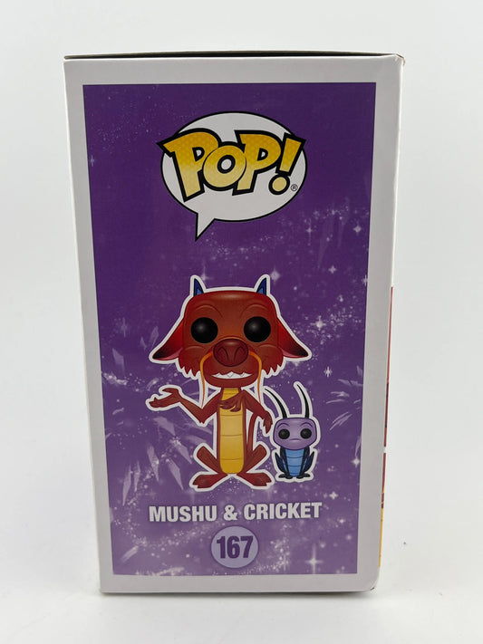 Funko POP! Disney Mulan Mushu & Cricket #167 Vinyl Figure + combined shipping FRENLY BRICKS - Open 7 Days