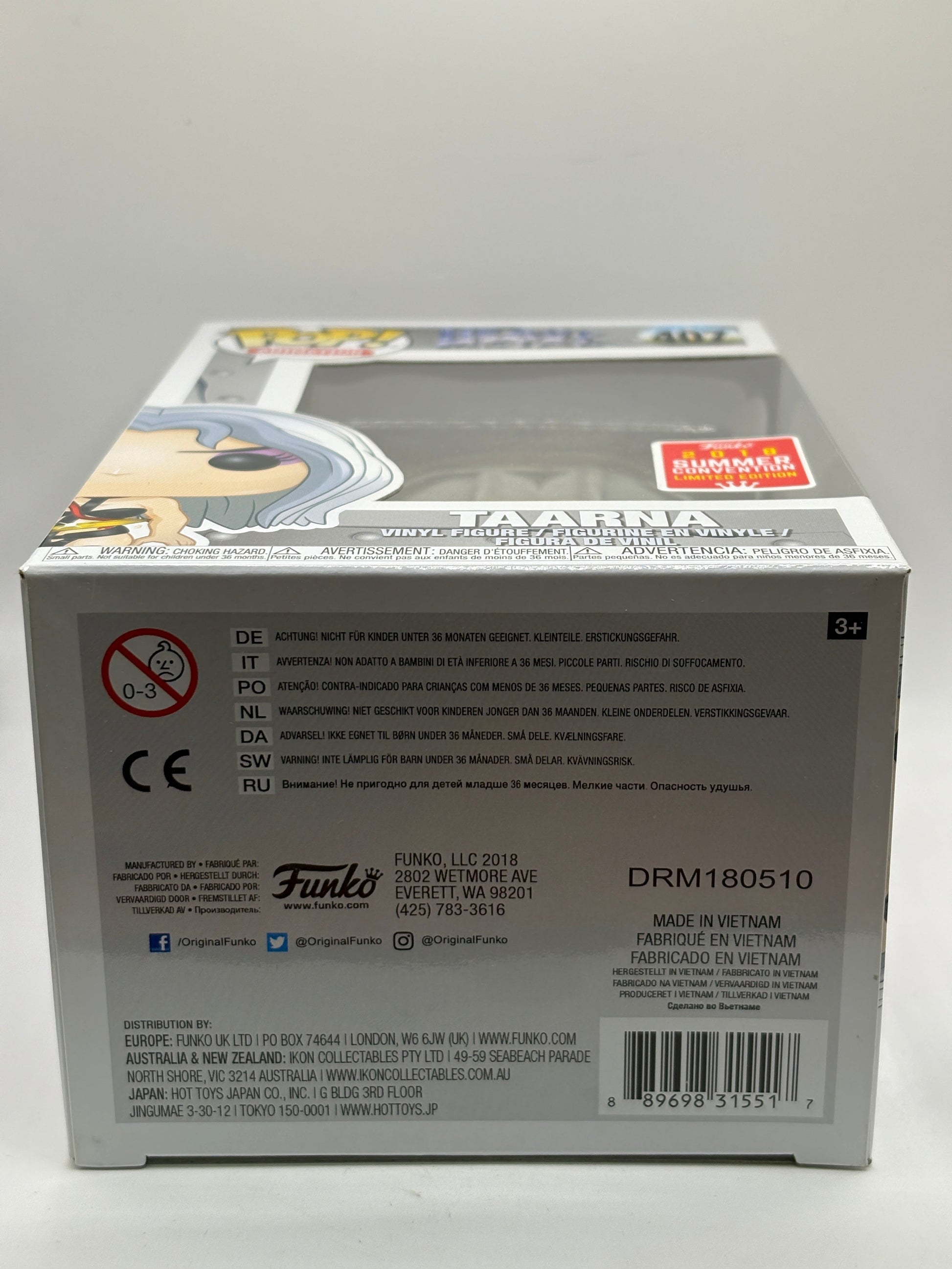 Funko POP! Animation Heavy Metal #407 Taarna 2018 Summer Convention FRENLY BRICKS - Open 7 Days