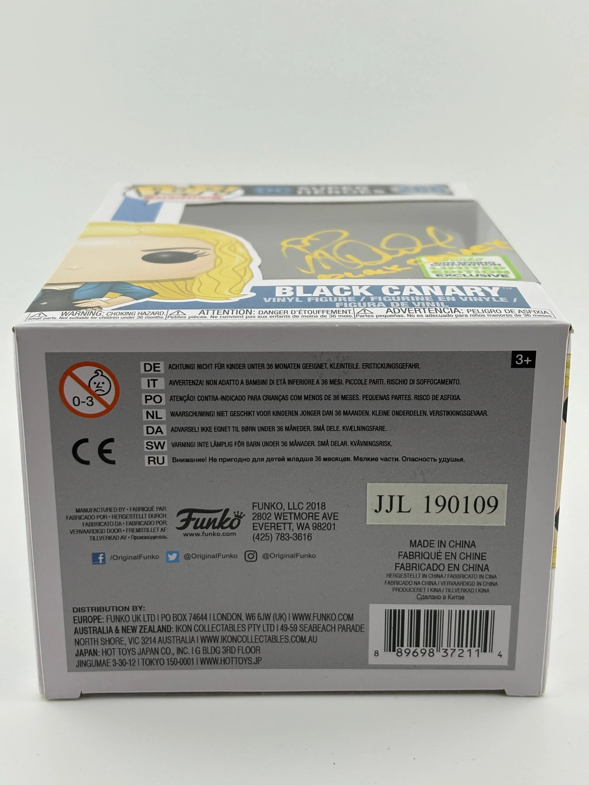 Funko POP! Heroes #266 Black Canary - Signed by Katie Cassidy w/ COA FRENLY BRICKS - Open 7 Days