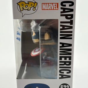 Funko POP! Avengers #573 Captain America Signed by Chris Evans w/ COA FRENLY BRICKS - Open 7 Days
