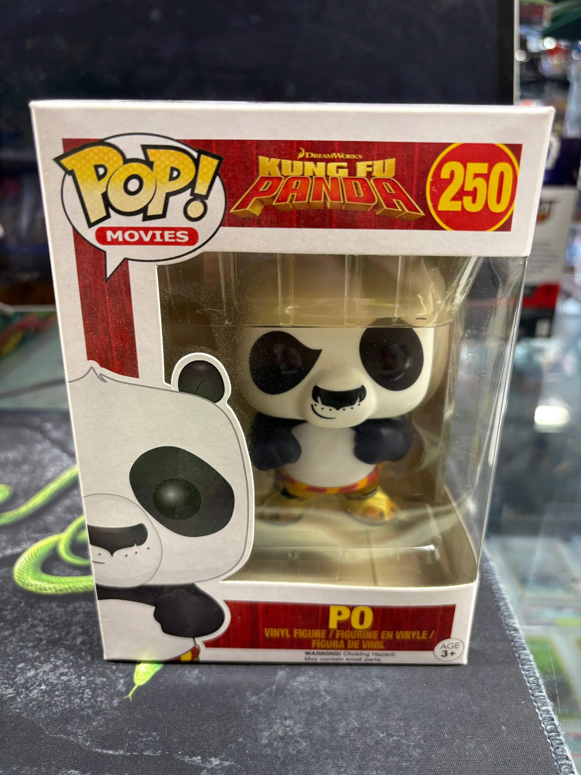 Funko Pop! Vinyl: Kung Fu Panda - Po #250 FRENLY BRICKS - Open 7 Days