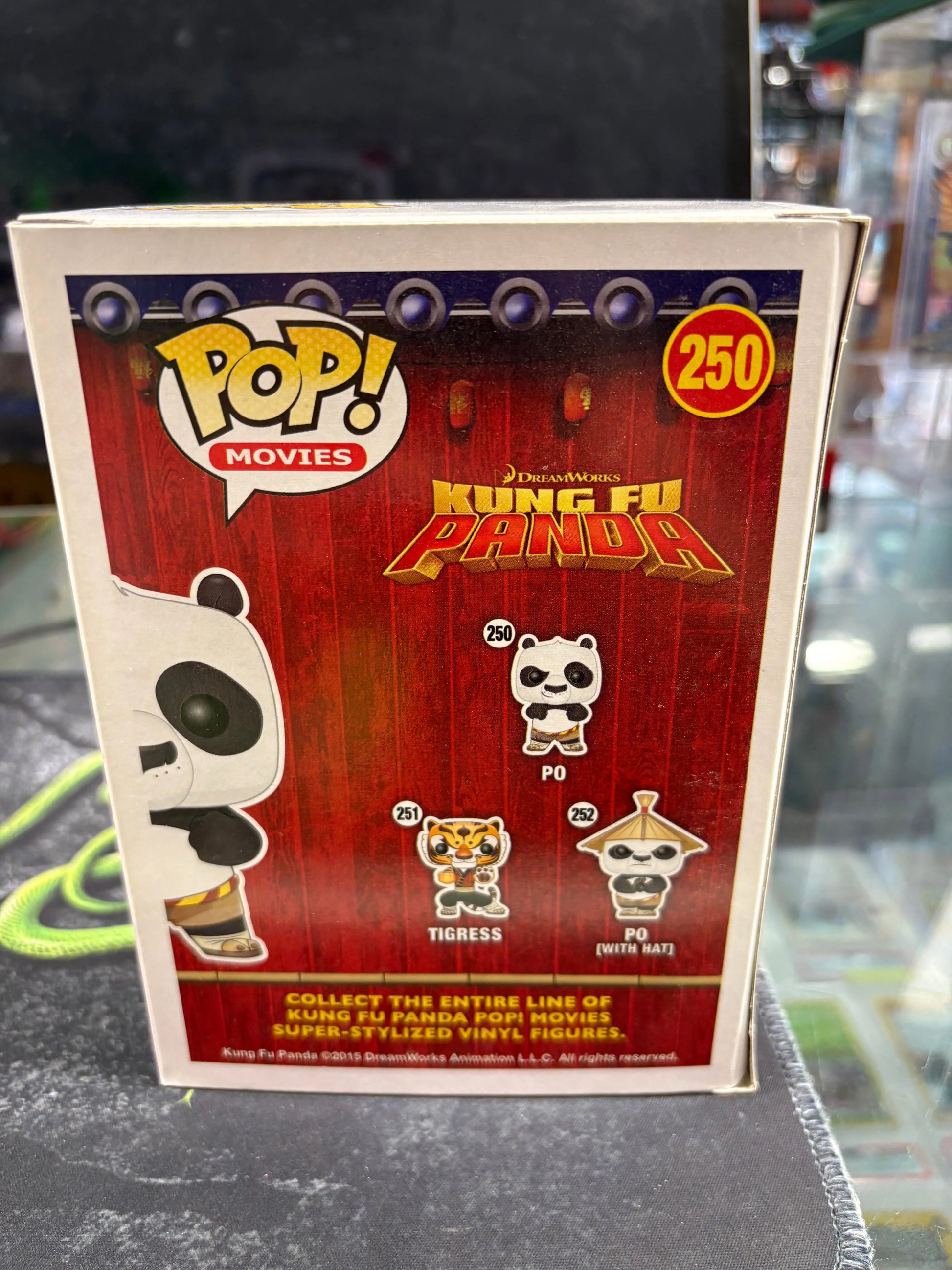 Funko Pop! Vinyl: Kung Fu Panda - Po #250 FRENLY BRICKS - Open 7 Days