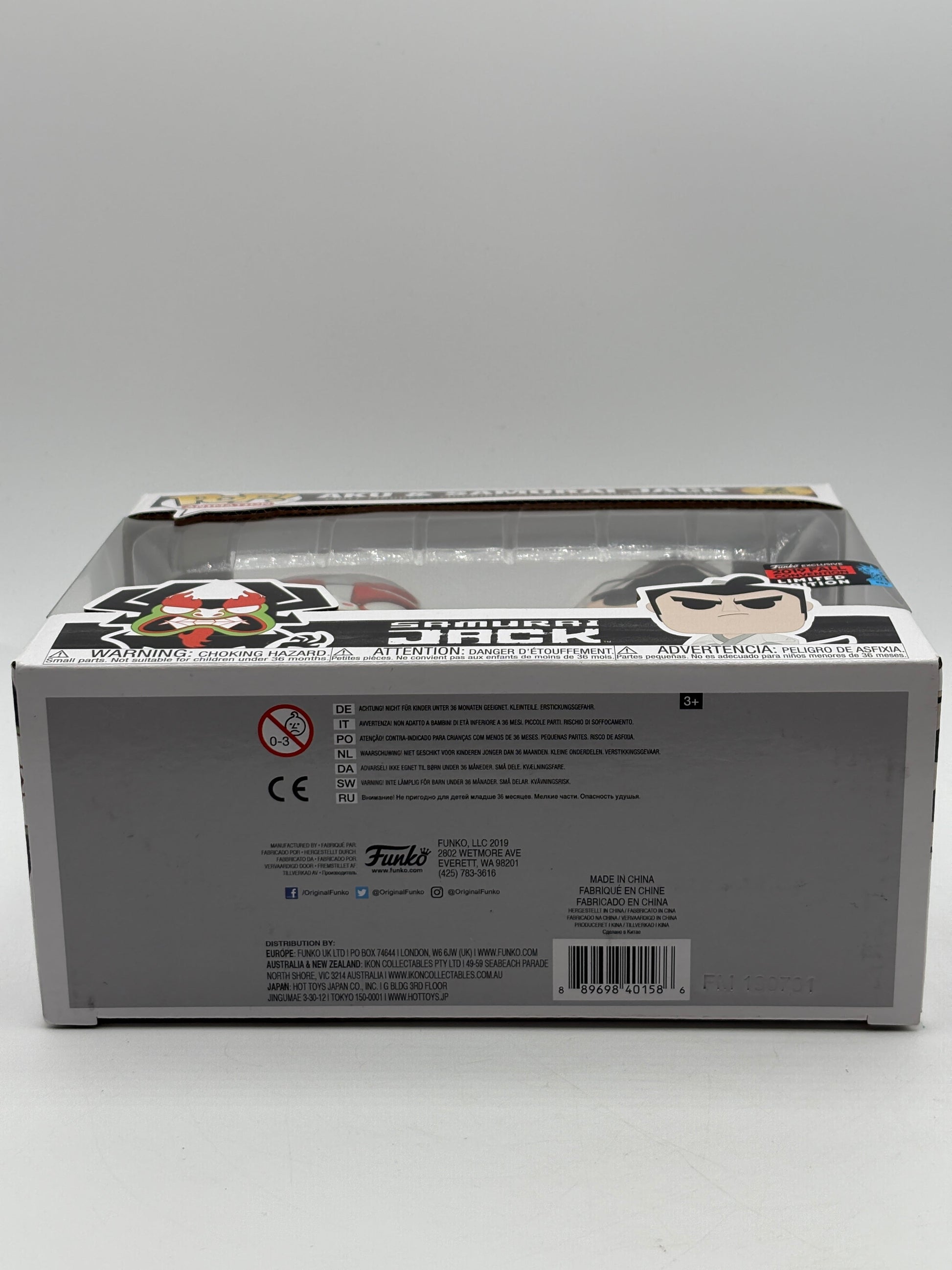 Funko POP! Animation Samurai Jack 2 Pack Aku & Samurai Jack 2019 Fall FRENLY BRICKS - Open 7 Days