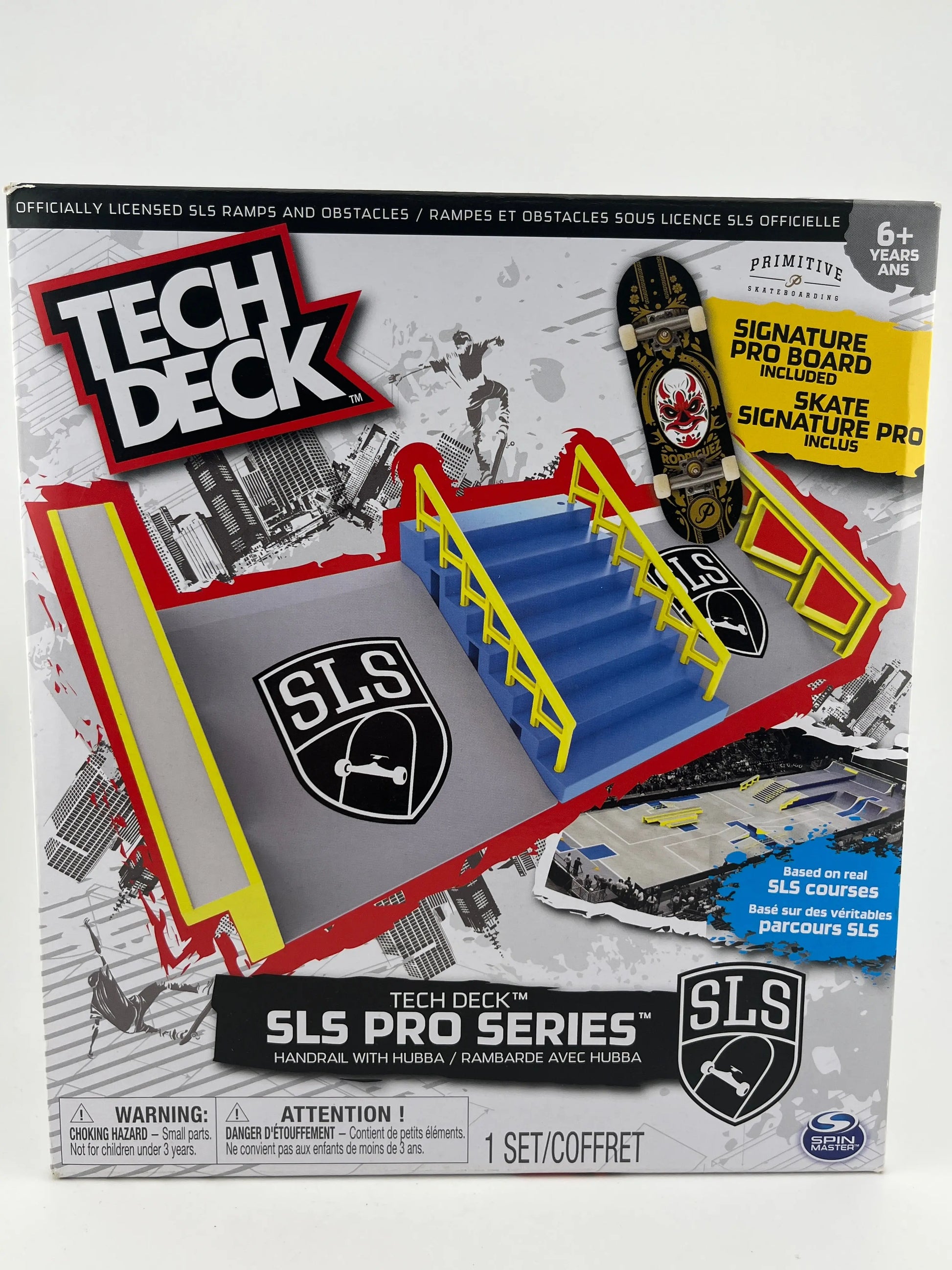 Tech Deck SLS Pro Series Handrail with Hubba incl. Signature Primitive Pro Board FRENLY BRICKS - Open 7 Days