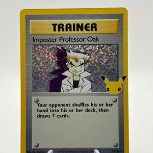 Pokemon TCG Celebrations Classic Collection - Imposter Professor Oak 73/102 NM FRENLY BRICKS - Open 7 Days